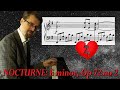 Chopin Nocturne E minor Op 72 no 1 - Analysis: HEARTBREAK and HOPE