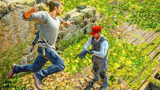Uncharted 4 Remastered — The Colony Stealth Kills: Completing The Encounter Backwards | PS5