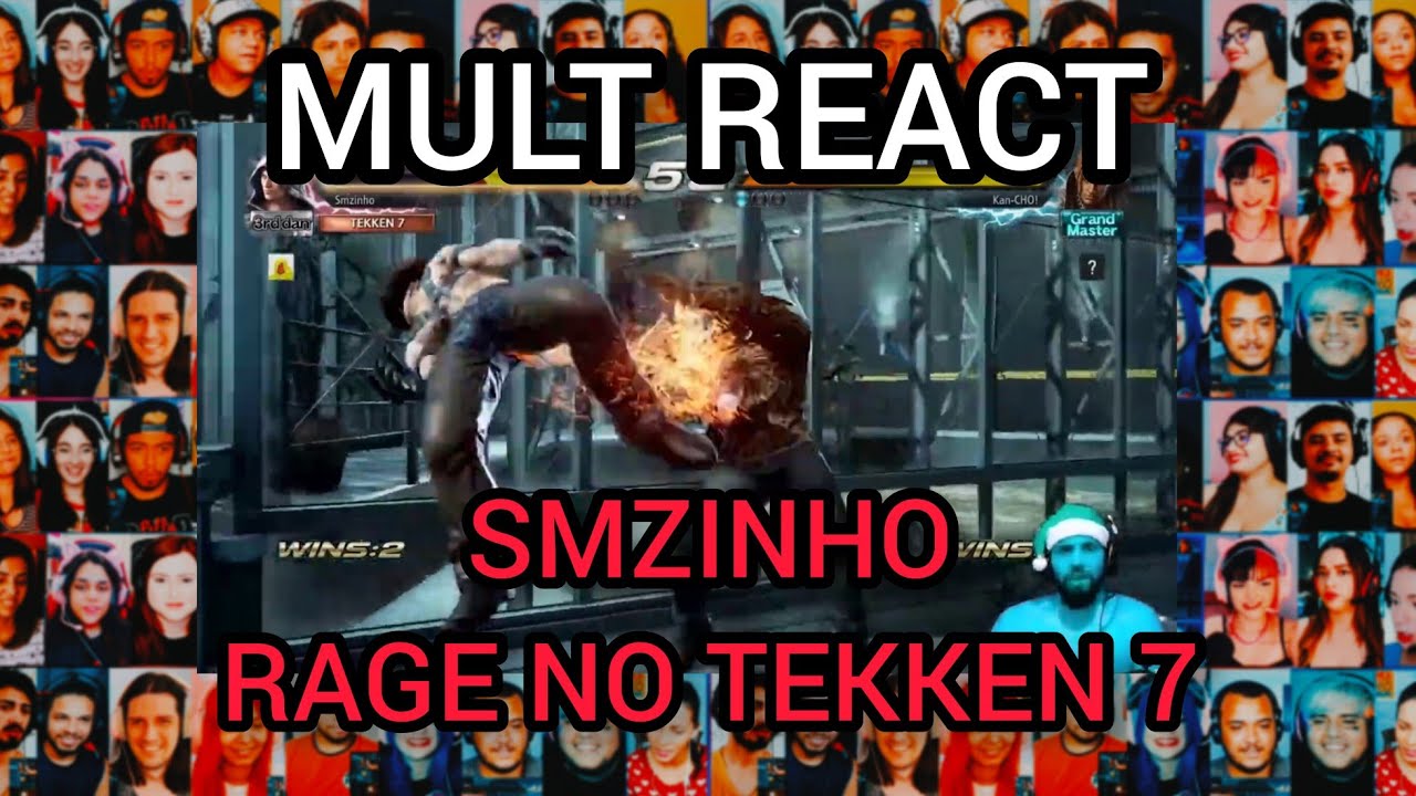 MULT REACT - SMZINHO MELHOR RAGE TEKKEN 7 #34 D NOVO ESSE CARA.