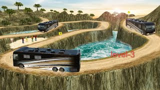 Bus driving Android Game-part 3:Offroad Bus Simulator 3d – Mountain screenshot 4
