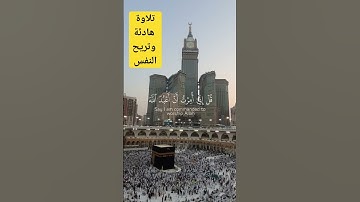 تلاوة هادئة وتريح النفس #قران_كريم_بصوت_جميل_جدا