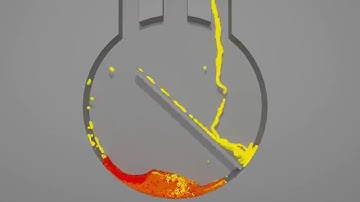 Blender 75 000 particles fluid simulation 1080p/60fps