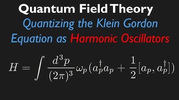 Quantizing the Klein-Gordon Field as Harmonic Oscillators - FULLY EXPLAINED!