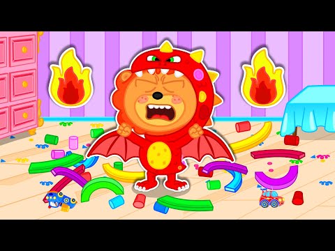 Маша и Леопольд. В костюме дракона - Мультик для детей - Lion Family на русском