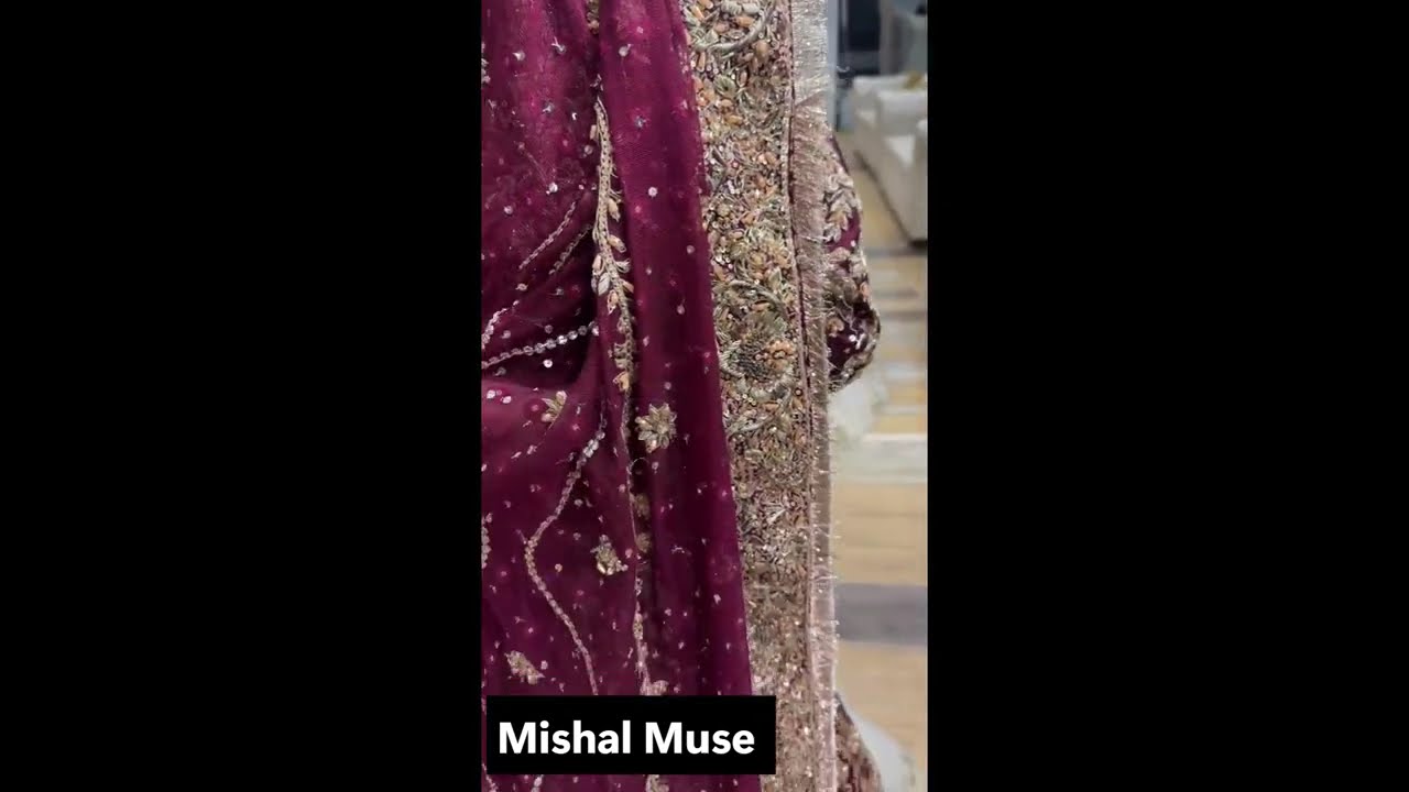Mishal Muse -Pakistani bridal and partywear designer inspired 10-12 days free worldwide delivery