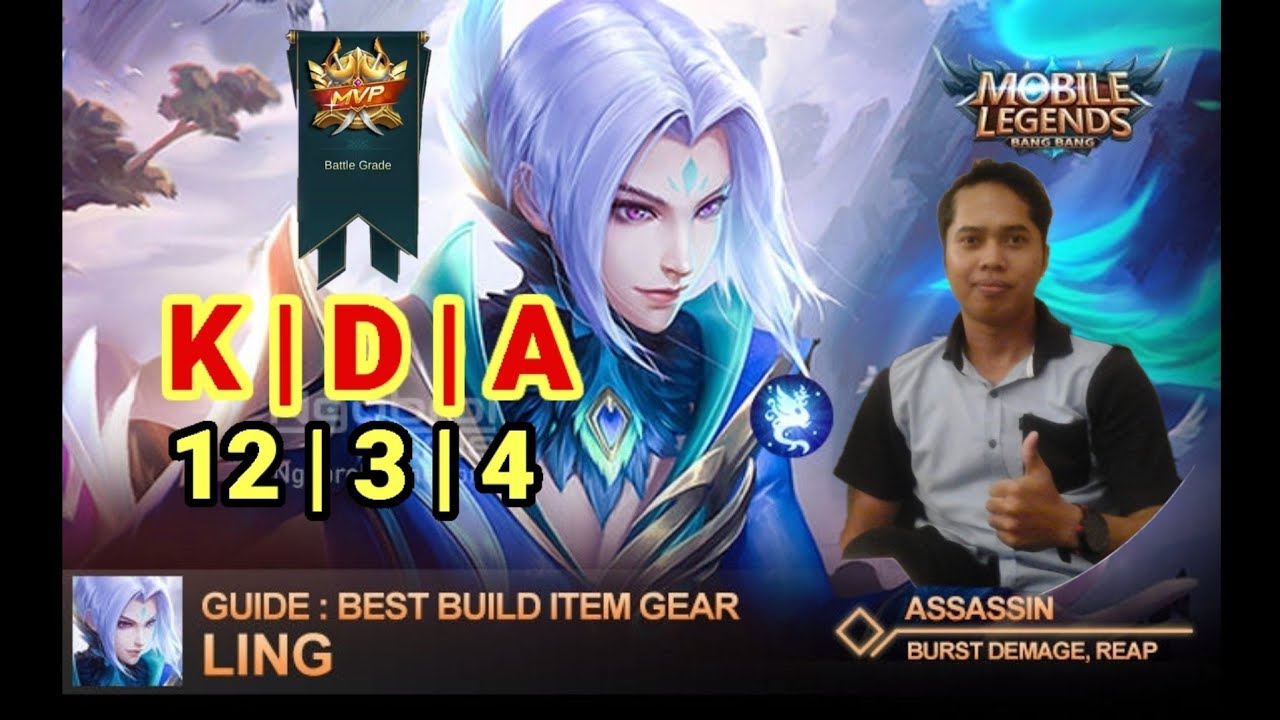 TUTORIAL MENGGUNAKAN HERO LING DAN  BUILD TERSAKIT TERBARU || MOBILE LEGENDS