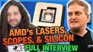 AMD's CPU Analysis Lab Full Interview | Lasers, Scopes, & Silicon