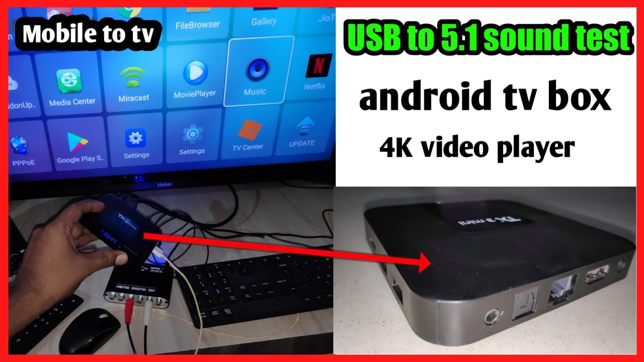 væv Overdreven Forventning Usb to 5.1 sound //android tv box unboxing // usb to Dolby dts - YouTube