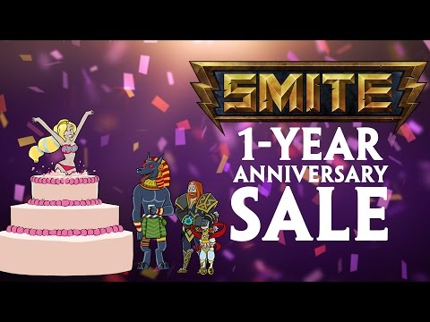 SMITE 1-Year Anniversary Sale: March 25 - 27