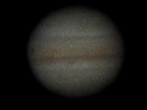 Impact on the planet Jupiter.