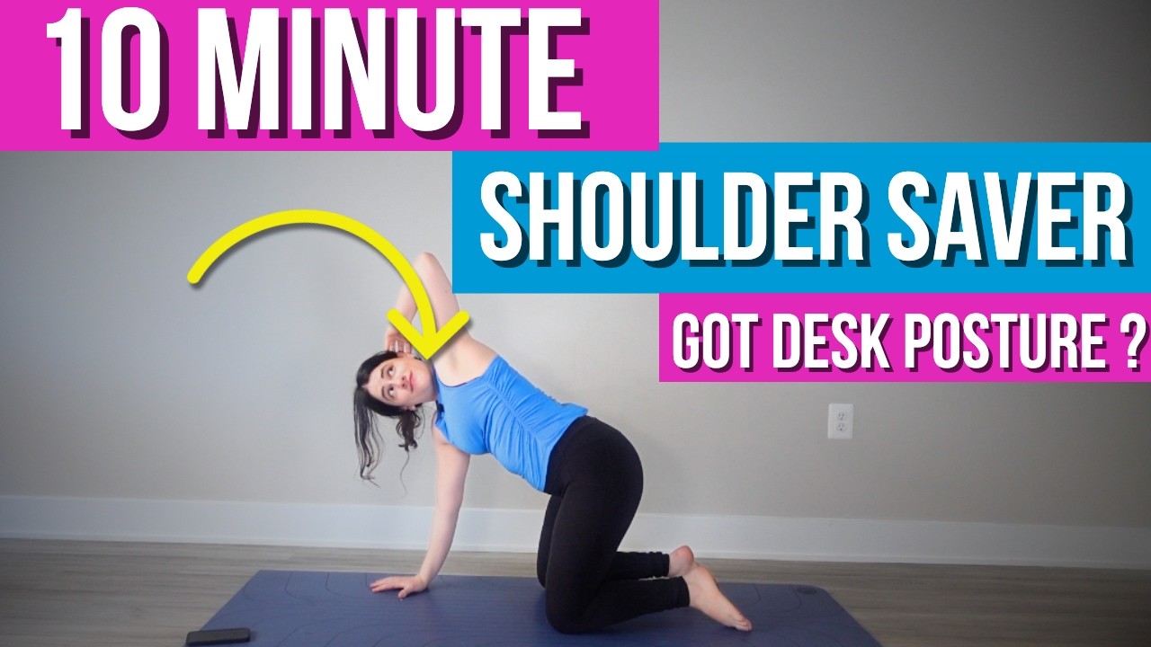 10 Min Shoulder Strength for Better Posture — No Equipment Needed (Serratus, Rhomboids, Delts)