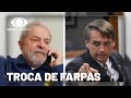 Lula e Bolsonaro trocam acusações numa "prévia" do que será 2022