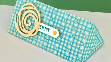 Quick and Easy Triangular Gift Box - Video Tutorial with Cupcakes and Carousels DSP from Stampin