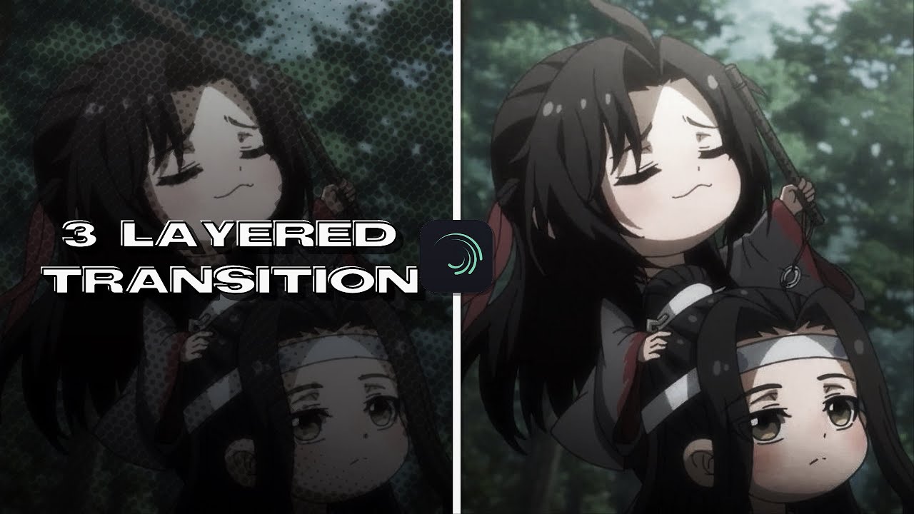 3 layered wave transition | alight motion tutorial | soft/mograph style ...