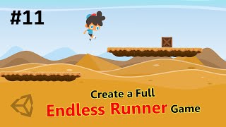 11. Destroy obstacles and grounds | Make a full Endless Runner Game to learn Unity. screenshot 2
