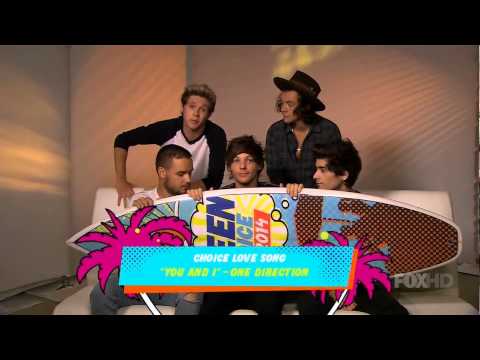 One Direction’s Thank You video for their 7 Awards at the 2014 TCA’s (720p HD)