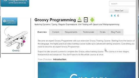 ▶ Groovy Programming Video Training Course Chapter 1