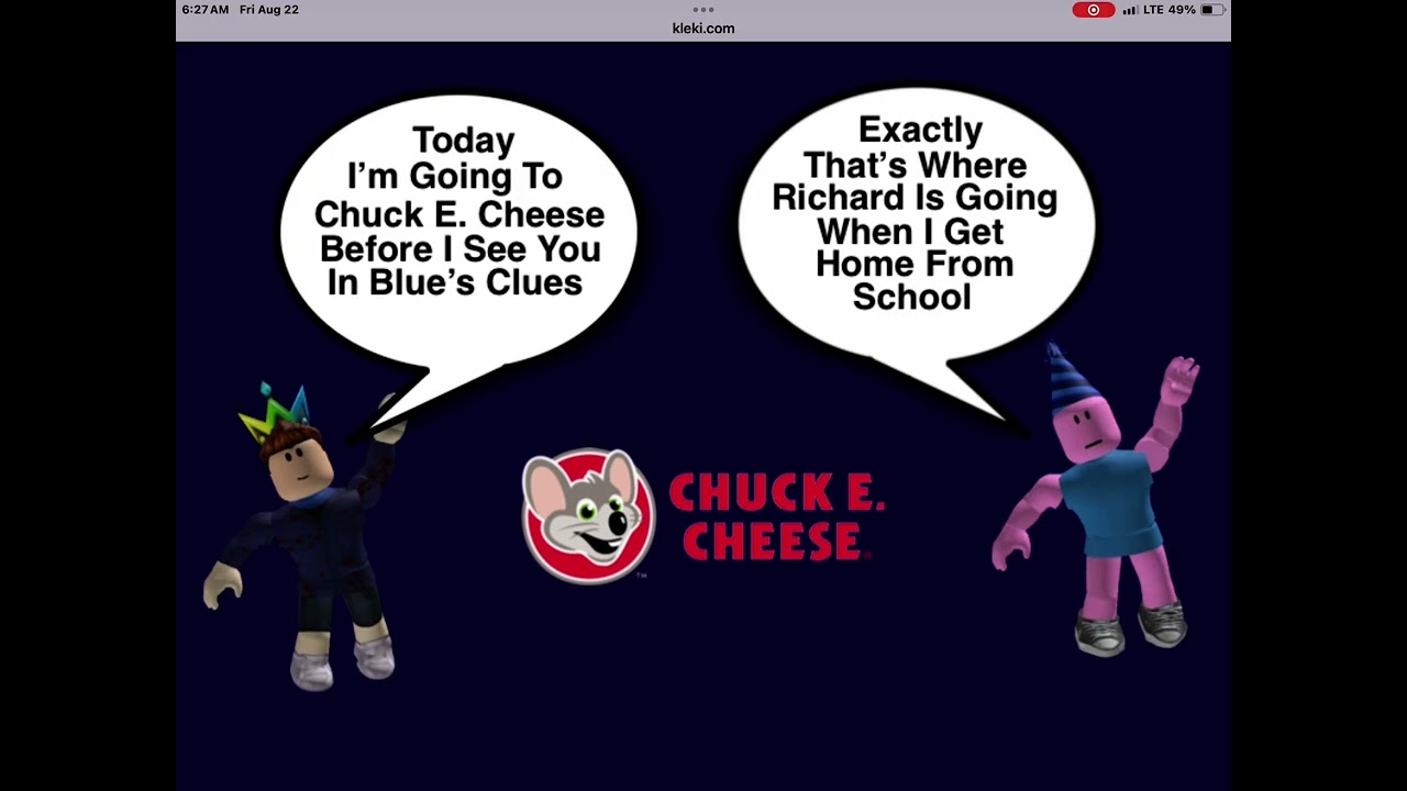 George Pig Wishes Richard Rabbit Good Luck At Chuck E. Cheese (Long Sleeved Shirt Version)