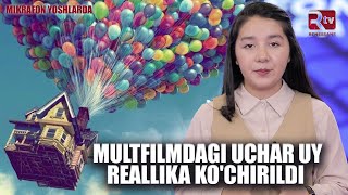 MULTFILMDAGI UCHAR UY REALLIKA KO'CHIRILDI | Mikrafon yoshlarda 17-son