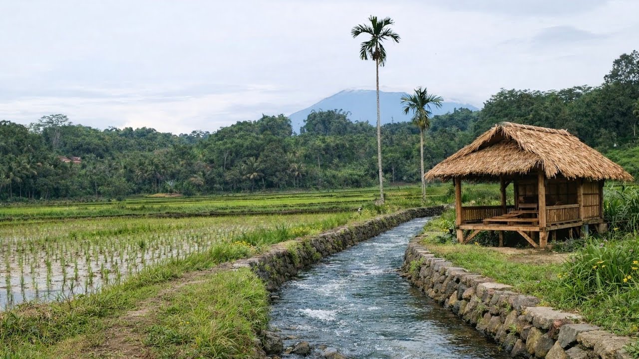 Hidup di desa.. ngabuburit nunggu buka biasa di pedesaan yang indah