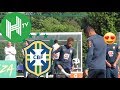 Neymar & Brazil team-mates show off their skills in training