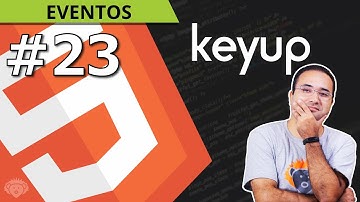 Evento keyup do HTML 5