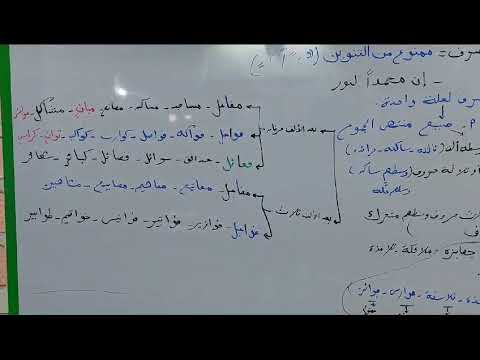 الممنوع من الصرف الممنوع من الصرف لعلة واحدة صيغ منتهي الجموع الاسم المقصور الاسم الممدود