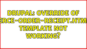 Drupal: Override of commerce-order-receipt.html.twig template not working?