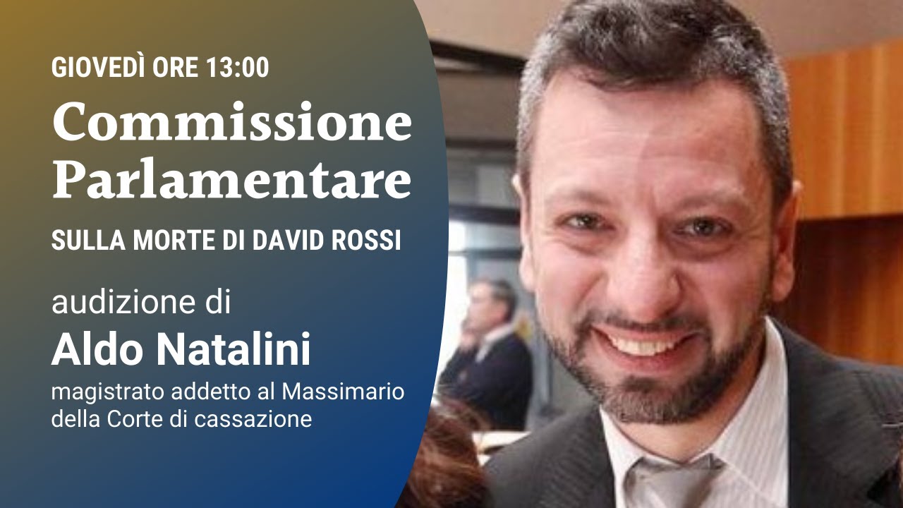 Commissione parlamentare sulla morte di David Rossi: Aldo Natalini - parte 1