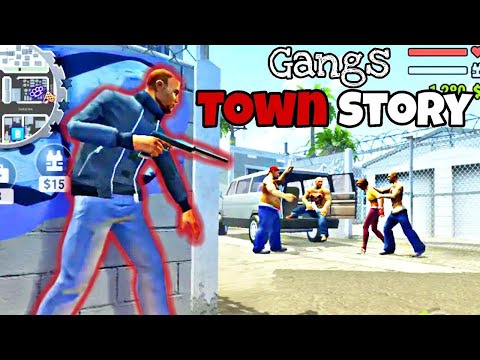 Gangs Town Story?Грандиозный 3D экшен шутер с гангстерами и полицией? #gangster #игры #стрелялки