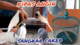 CARA MEMBUAT SANGKAR BURUNG KIPAS ANGIN - DIY BIRD CAGES