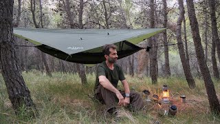 Hammock Wild Camping Overnight - Alone In The Wild... by ST WILDERNESS ADVENTURES 5,084 views 1 year ago 28 minutes