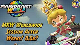 I HAVE TO GET BACK TO 8.6K! | Mario Kart World Online LIVE