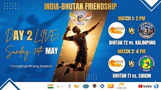 LIVE: India-Bhutan Friendship Volleyball Exhibition Match | DAY 2: Sunday Action!
