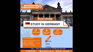 𝐔𝐒𝐇𝐀𝐒𝐇𝐑𝐄𝐄 | 𝐒𝐭𝐮𝐝𝐲 𝐈𝐧 𝐆𝐞𝐫𝐦𝐚𝐧𝐲: WINTER 2025 Intake #ushashree #uief #studyingermany #fullyfundedmaster