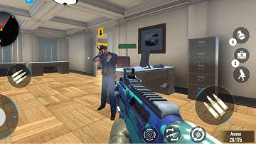 Bank Robbery SSG Shooting Game Android GamePlay #3