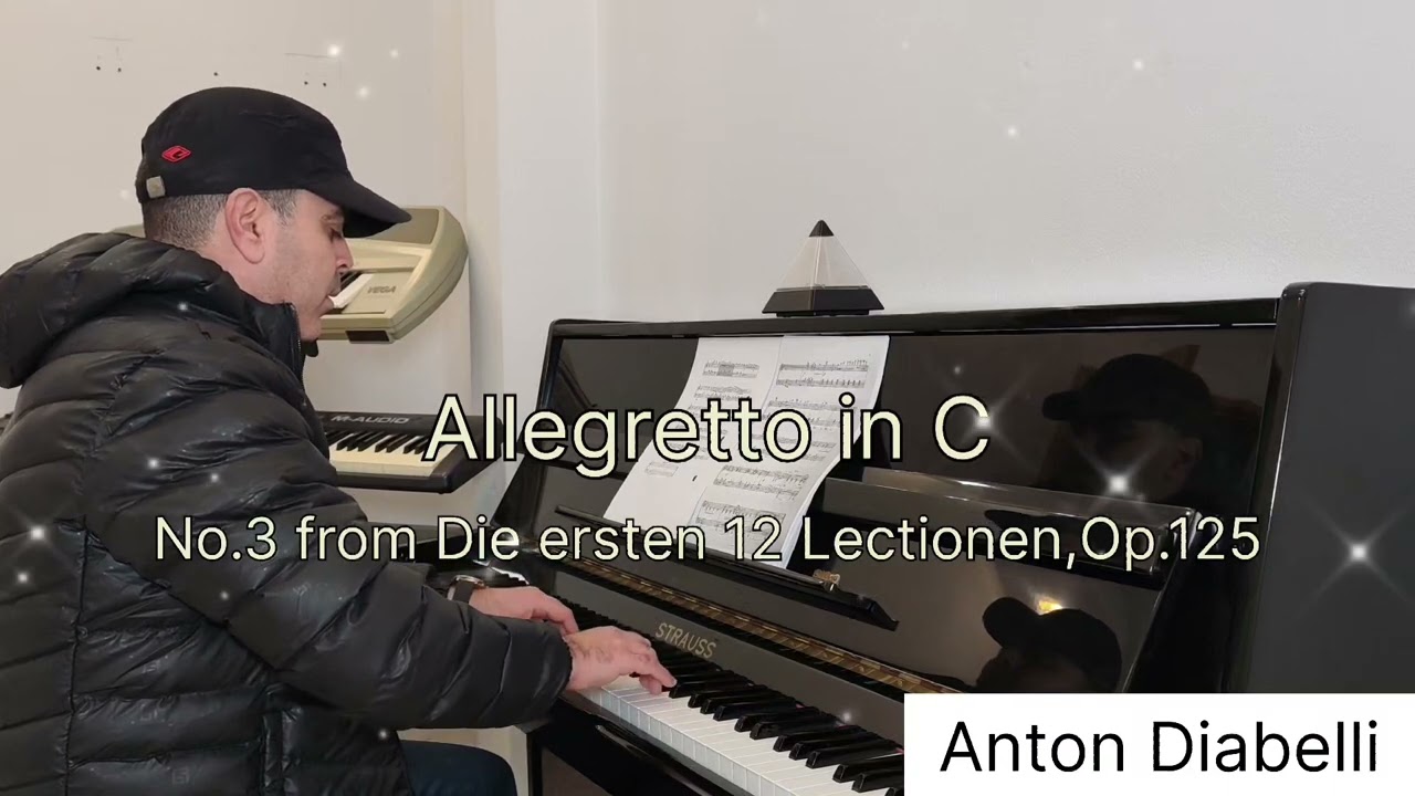 Allegretto in C from Die ersten 12 Lectionen , Op.125 (Anton Diabelli).