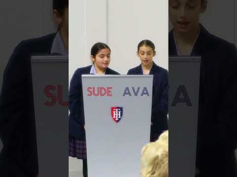 “Whatever you want to be, you can — Talbot Heath will help make it happen!” Sude & Ava, Y7