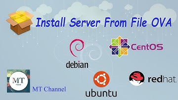 Install server debian from file ova