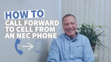 How to forward a call to a cell phone from an NEC phone