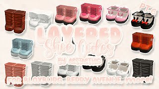 New 3D Layered Shoe Codes For Bloxburg & Berry Avenue Pt.6