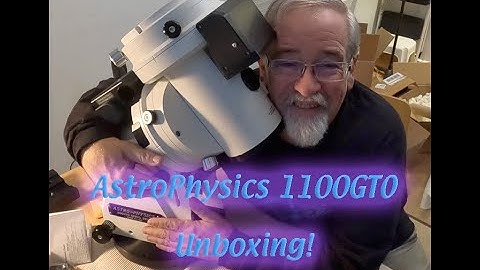 AstroPhysics 1100GTO Telescope Mount Unboxing