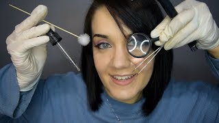 ASMR Ear Cleaning with Otoscope, Glove Sounds, Close Up Whisper, Soft Speaking
