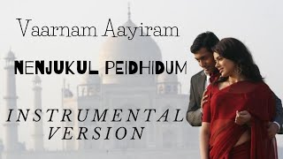 Vaarnam Aayiram || Nenjukul Peidhidum || Instrumental version || Surya Hits Harris Jayaraj
