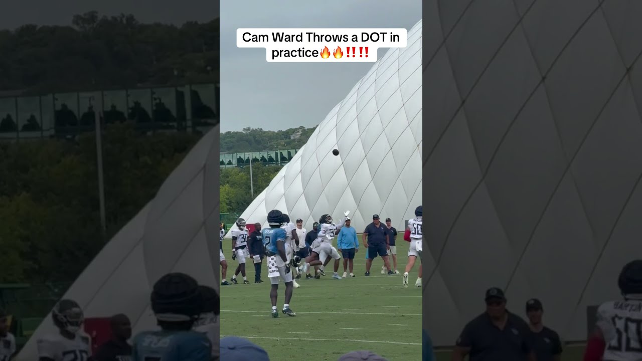Cam Ward Throws A DOT In Practice Explore Football Fypage Fyp Nfl Fypviral 1