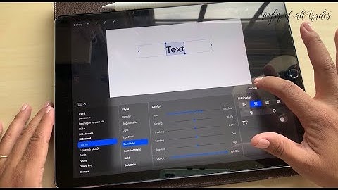 Importing Fonts to Procreate: Procreate Text Update