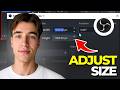 How To Adjust Screen Size In OBS Studio | Tutorial 2026
