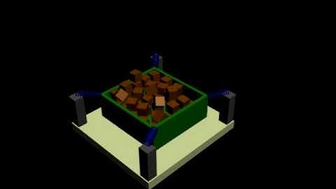 3ds max Solid Trampoline With Spring Animation