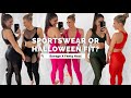 Gymwear or halloween outfit  savage x fenty sportswear haul  brutally honest