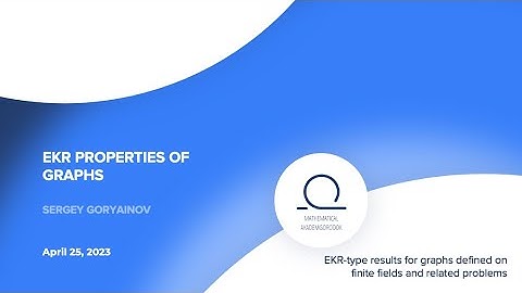 Lecture 2. EKR properties of graphs